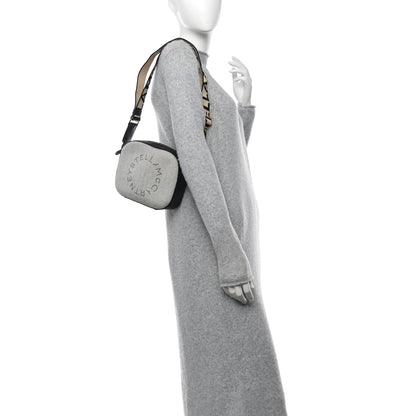 Stella McCartney Canvas Logo Small Camera Bag Salt Pepper 2 of 11