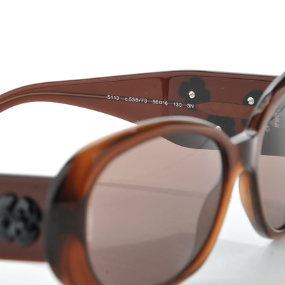 Chanel Camellia CC Sunglasses 5113 Brown 5 of 7