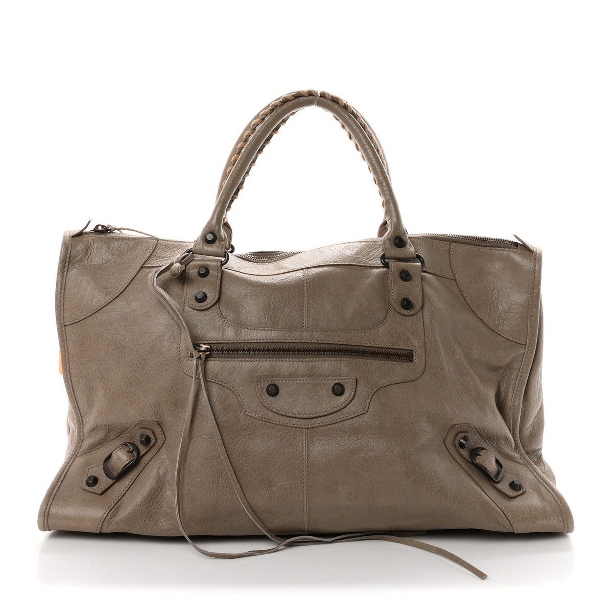 Balenciaga Agneau Classic Hardware Work Papyrus 1 of 11