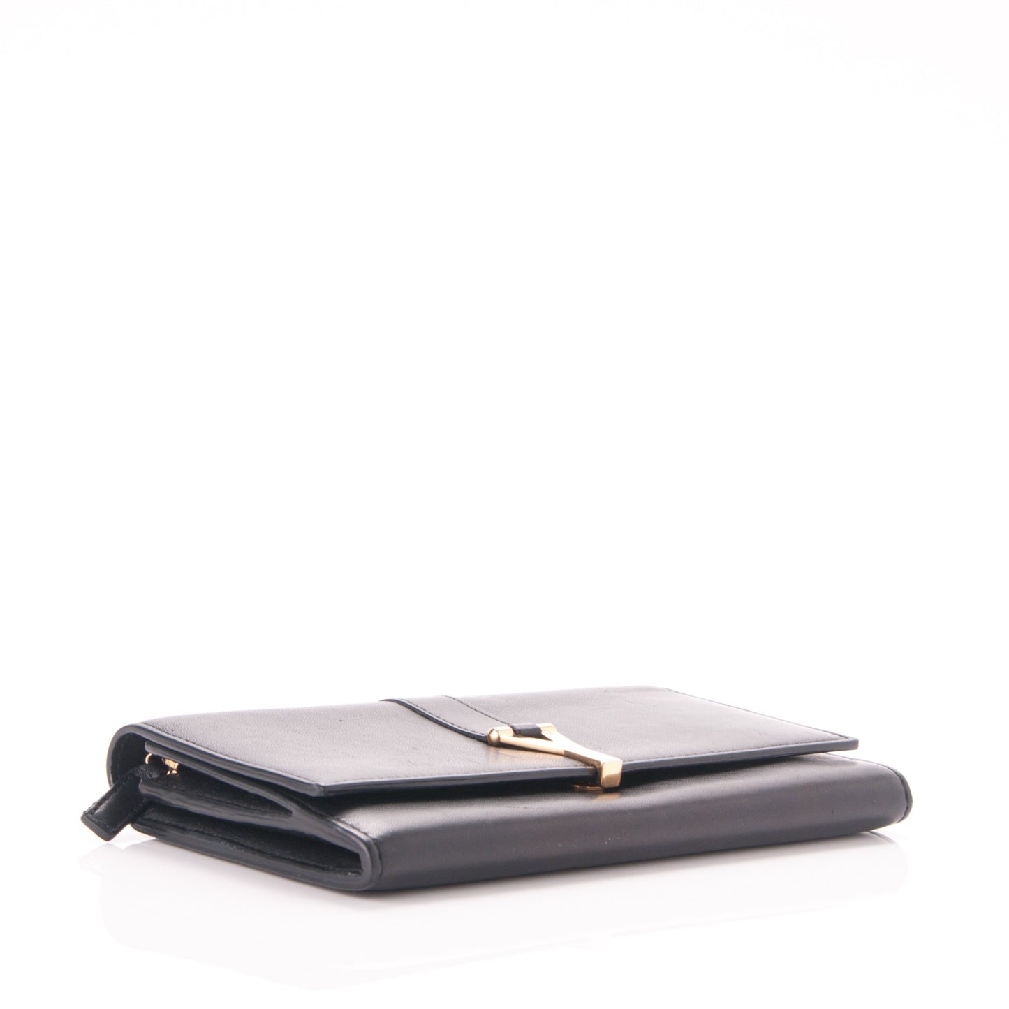 Calfskin Classic Y Ligne Wallet Black