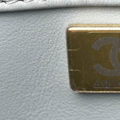 Chanel Lambskin Quilted Small Trendy CC Flap Dual Handle Bag Light Grey 6 of 8