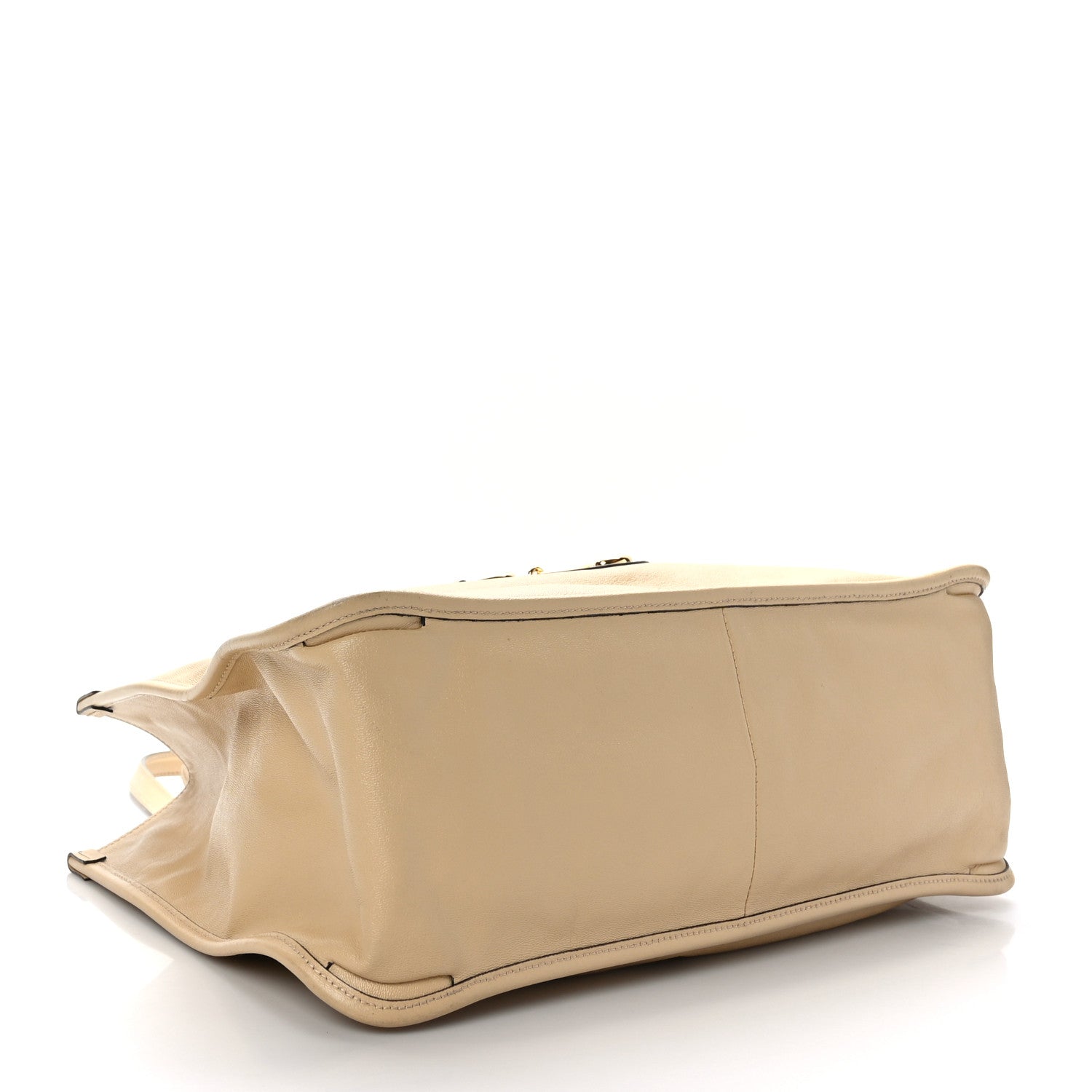 Gucci New Sakai Calfskin Lux Horsebit 1955 Tote Bag Bubble Tea 4 of 9