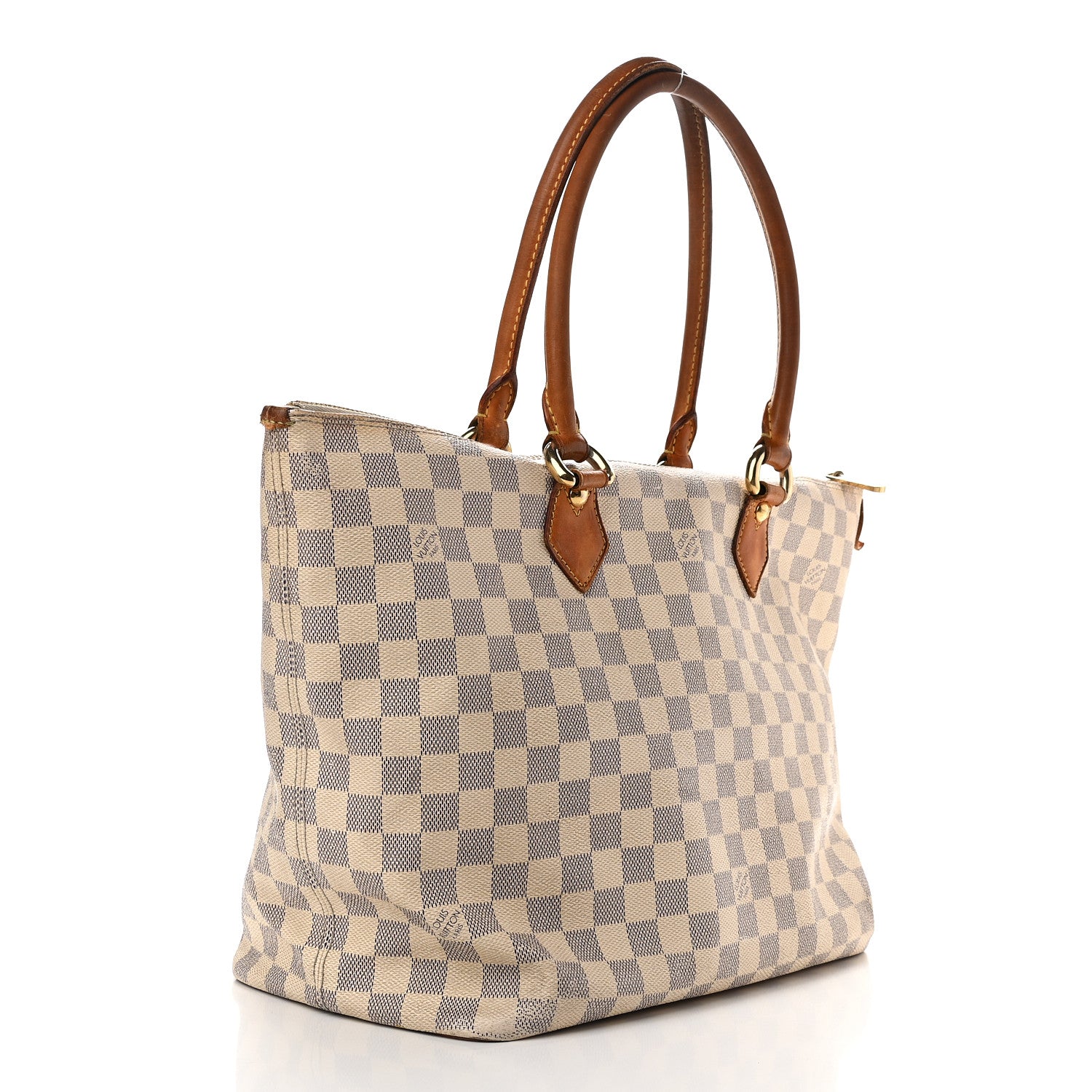 Louis Vuitton Damier Azur Saleya MM 2 of 16
