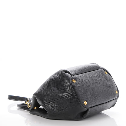 Prada Vitello Daino Tote Nero Black 5 of 9