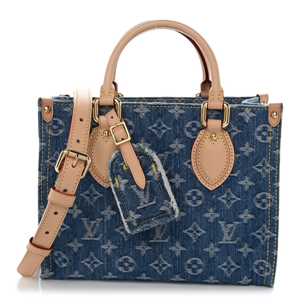Monogram Denim Onthego PM Blue