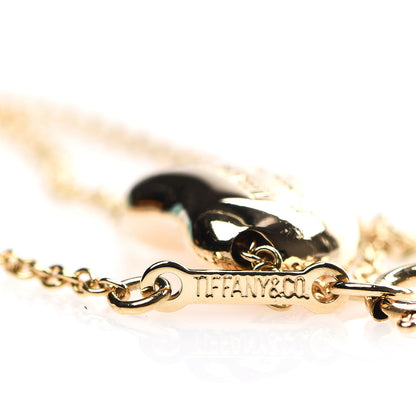 Tiffany 18K Yellow Gold 11mm Elsa Peretti Bean Pendant Necklace 5 of 6