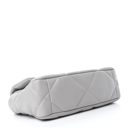 Chanel Lambskin Quilted Medium Chanel 19 Flap Grey 4 of 11