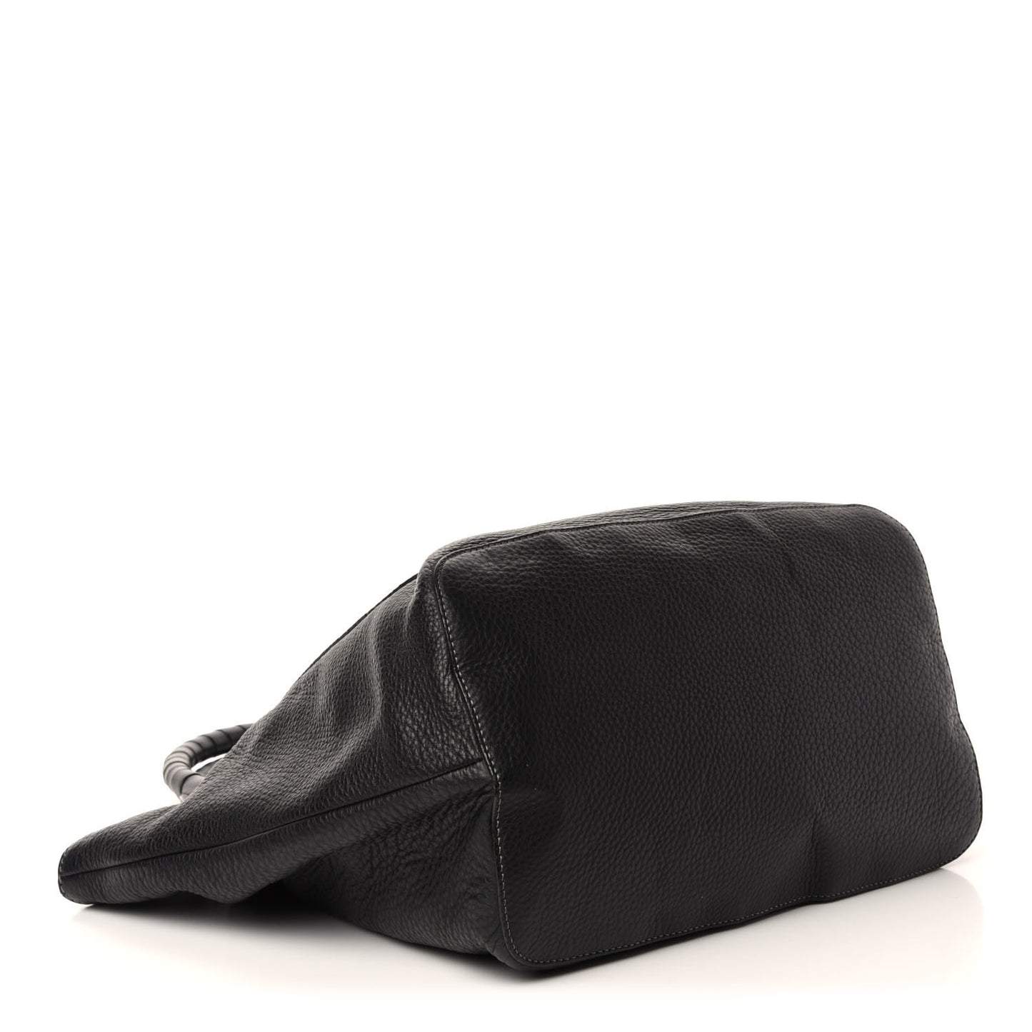 Calfskin Large New Marcie Tote Black