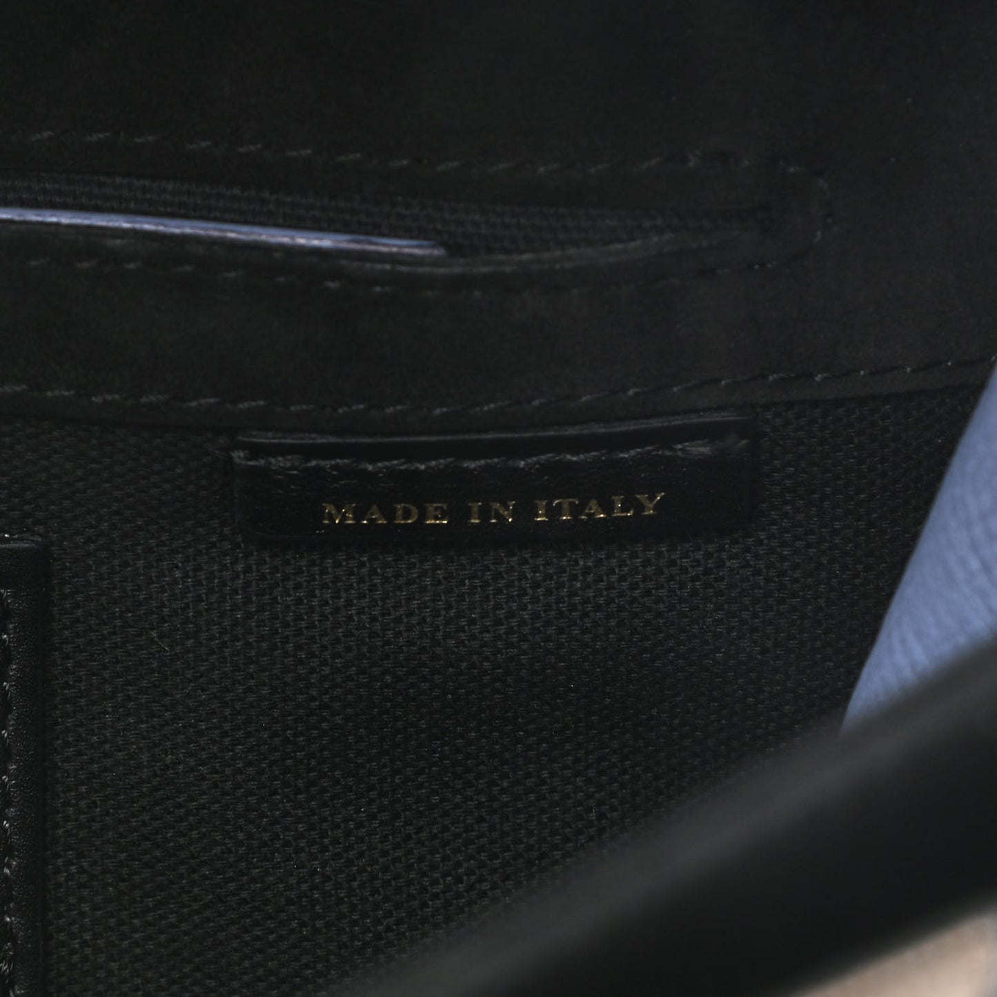 Derby Calfskin House Check Small Macken Crossbody Bag Slate Blue