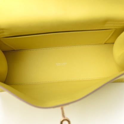 Hermes Swift Kelly Danse II Belt Bag Lime 4 of 11