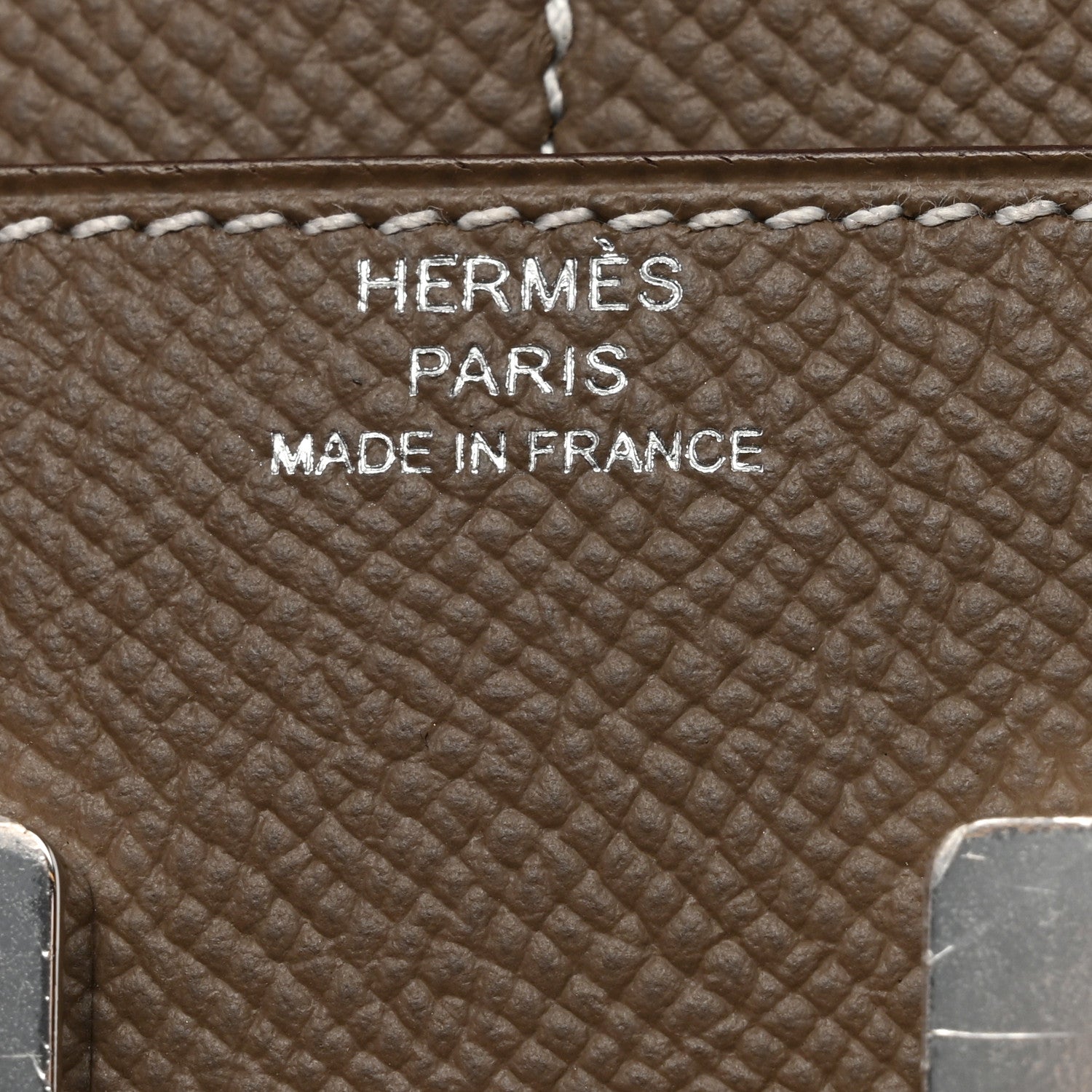 Hermes Epsom Constance Compact Passant Wallet Etoupe 6 of 7