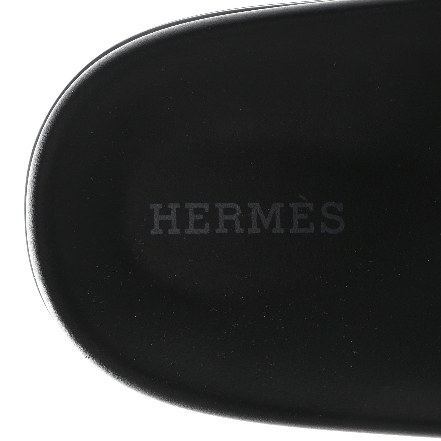 Hermes Calfskin Womens Chypre Sandals 38 Black 7 of 12