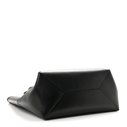 Loewe Shiny Calfskin Medium Puzzle Fold Tote Black 4 of 12