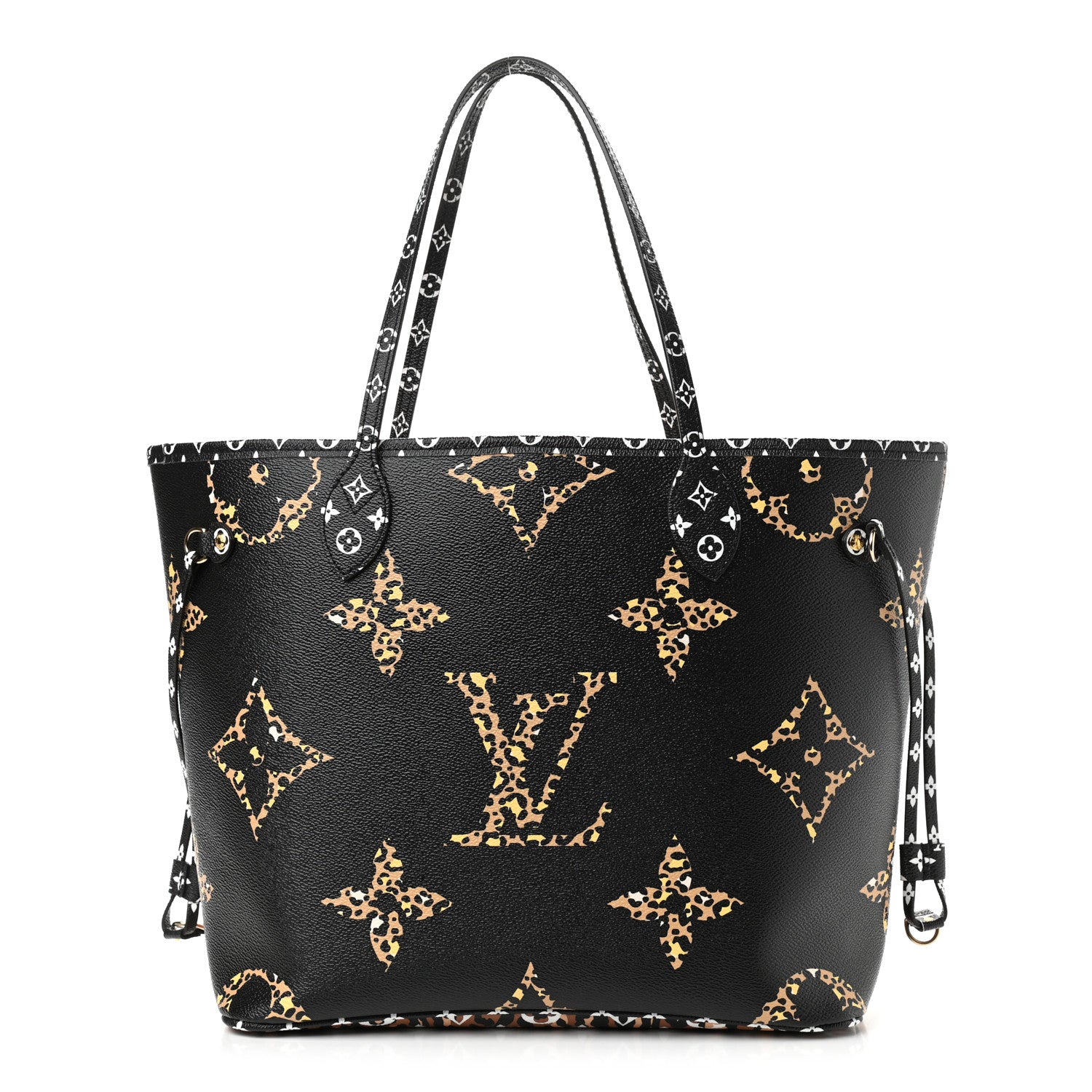 Louis Vuitton Monogram Giant Jungle Neverfull MM Black 1 of 9