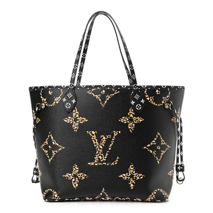 Louis Vuitton Monogram Giant Jungle Neverfull MM Black 1 of 9