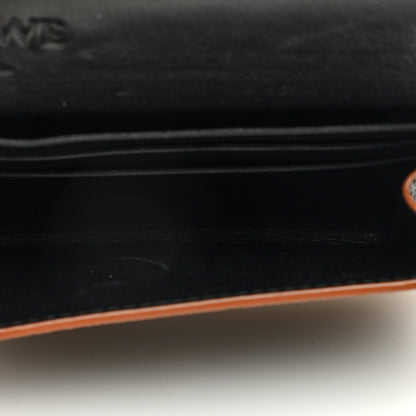 Loewe Grained Calfskin Anagram Small Wallet on Chain Black 5 of 8