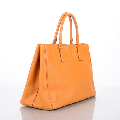 Prada Saffiano Lux Large Tote Orange 3 of 8