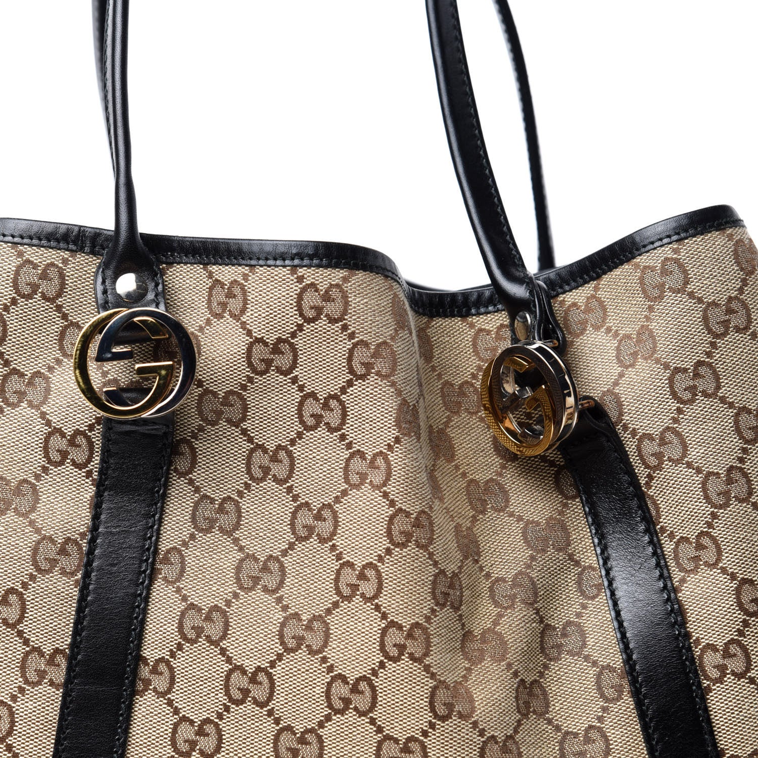 Gucci Monogram Medium Twins Tote Black 10 of 10