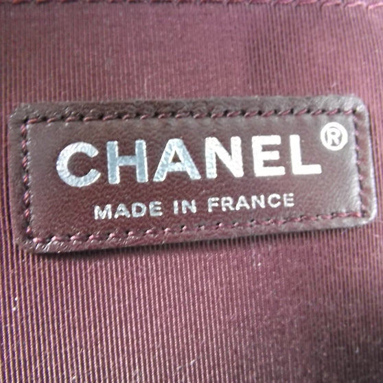 Chanel Patent Quilted Secret Label Medium Flap Black 6 of 8
