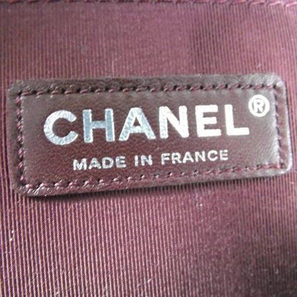 Chanel Patent Quilted Secret Label Medium Flap Black 6 of 8