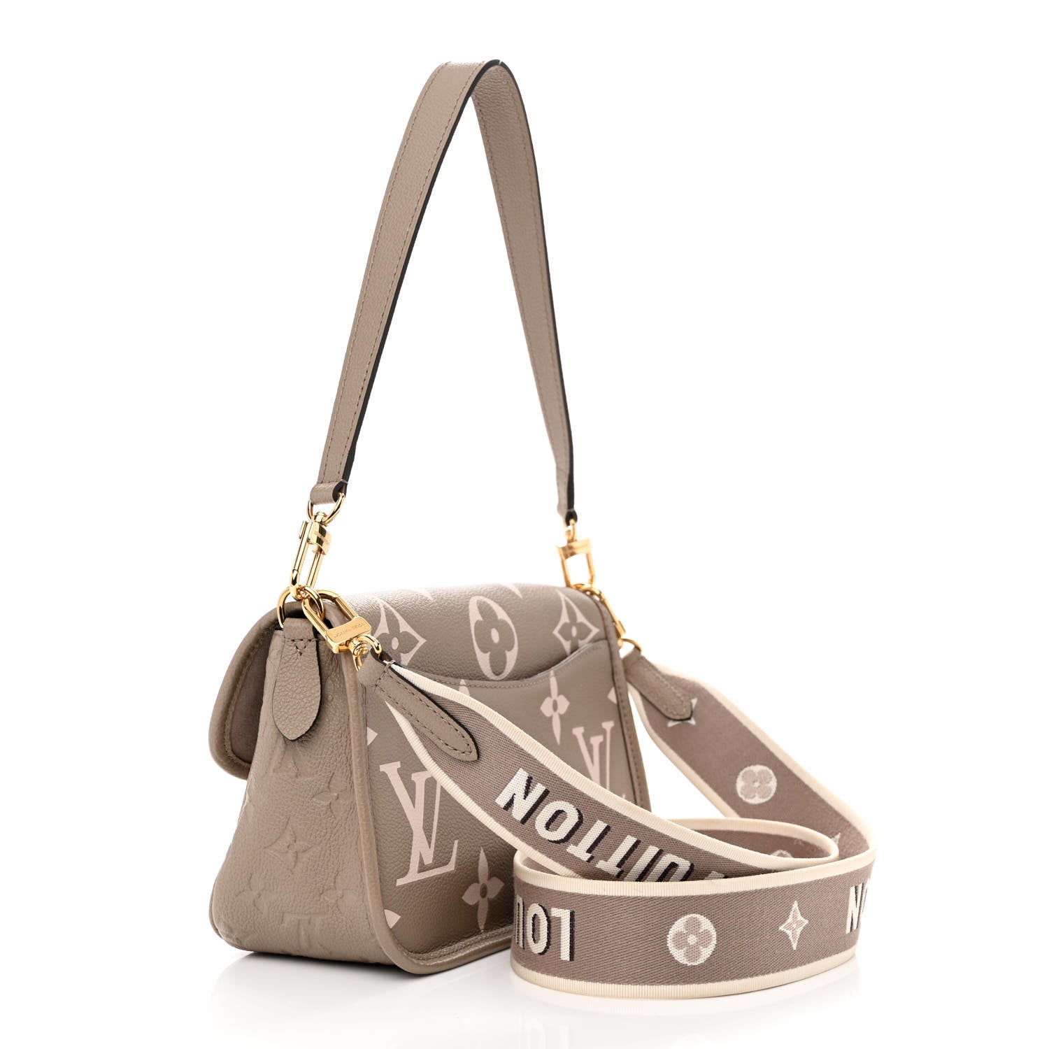 Louis Vuitton Empreinte Monogram Giant Diane Tourterelle Creme 3 of 10