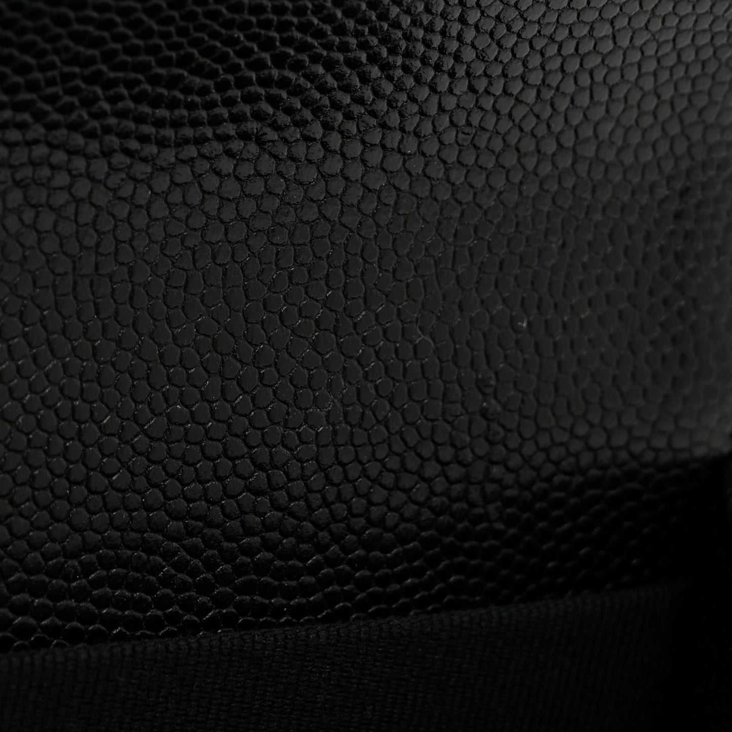 Caviar Quilted CC Flap Card Holder Black