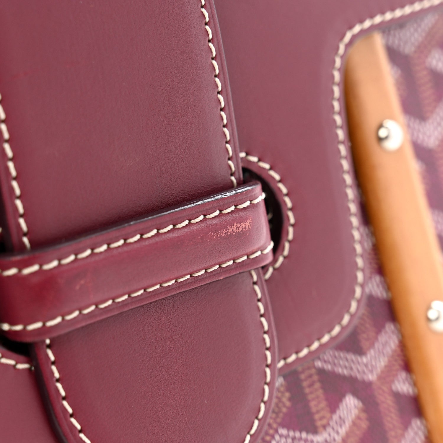 Goyard Goyardine Saigon PM Burgundy 12 of 15