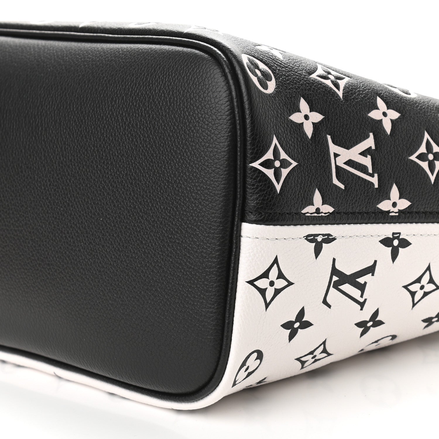 Louis Vuitton Empreinte Spring In The City Neverfull MM Black White Pink 9 of 10