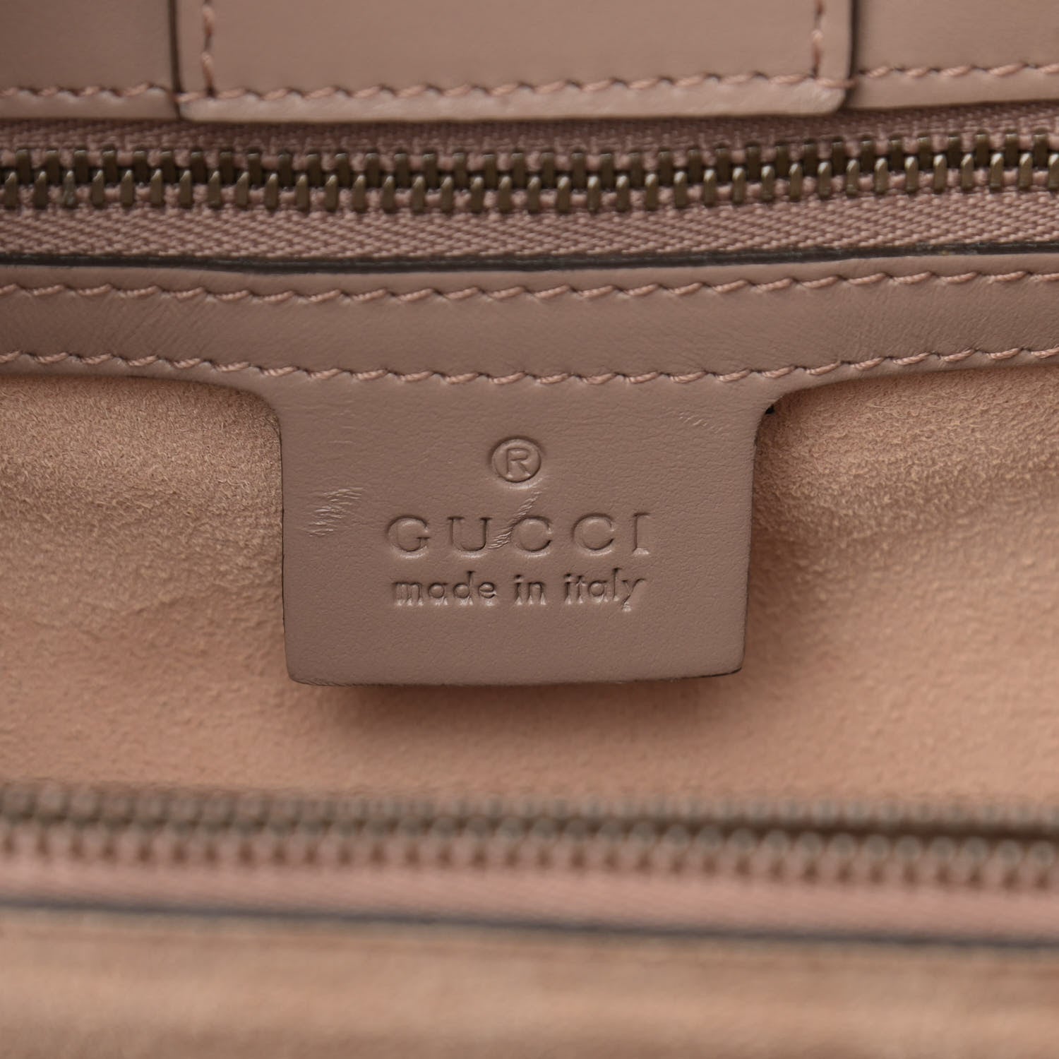 Gucci Calfskin Matelasse Small GG Marmont Tote Porcelain Rose 6 of 10