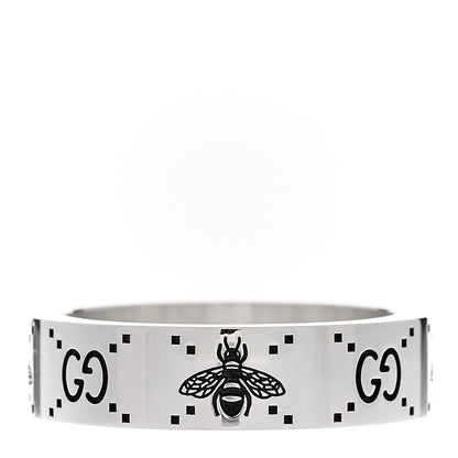 Gucci Sterling Silver Bee Ring 60 9.25 1 of 7
