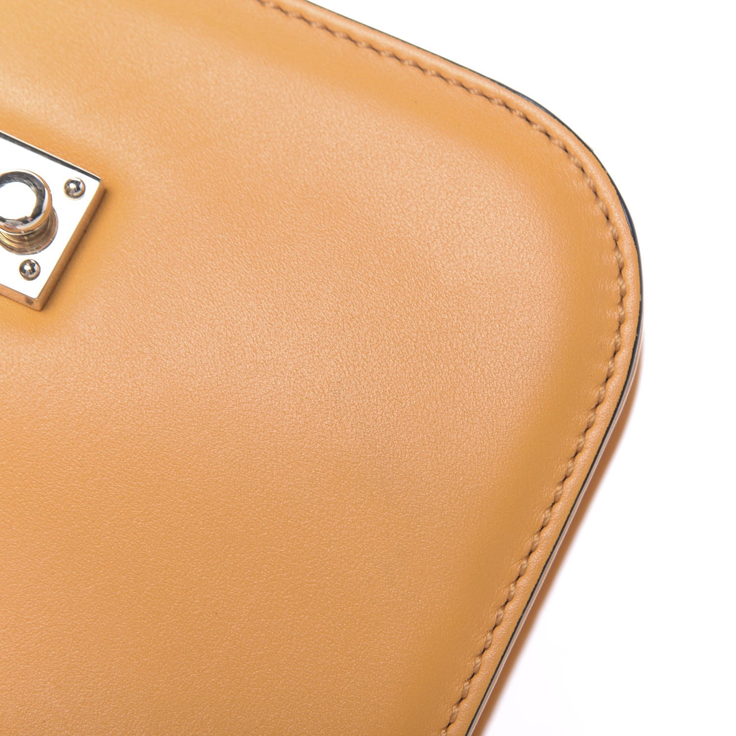Valentino Garavani Vitello Small Glam Lock Rockstud Flap Mandarin Sorbet 11 of 12