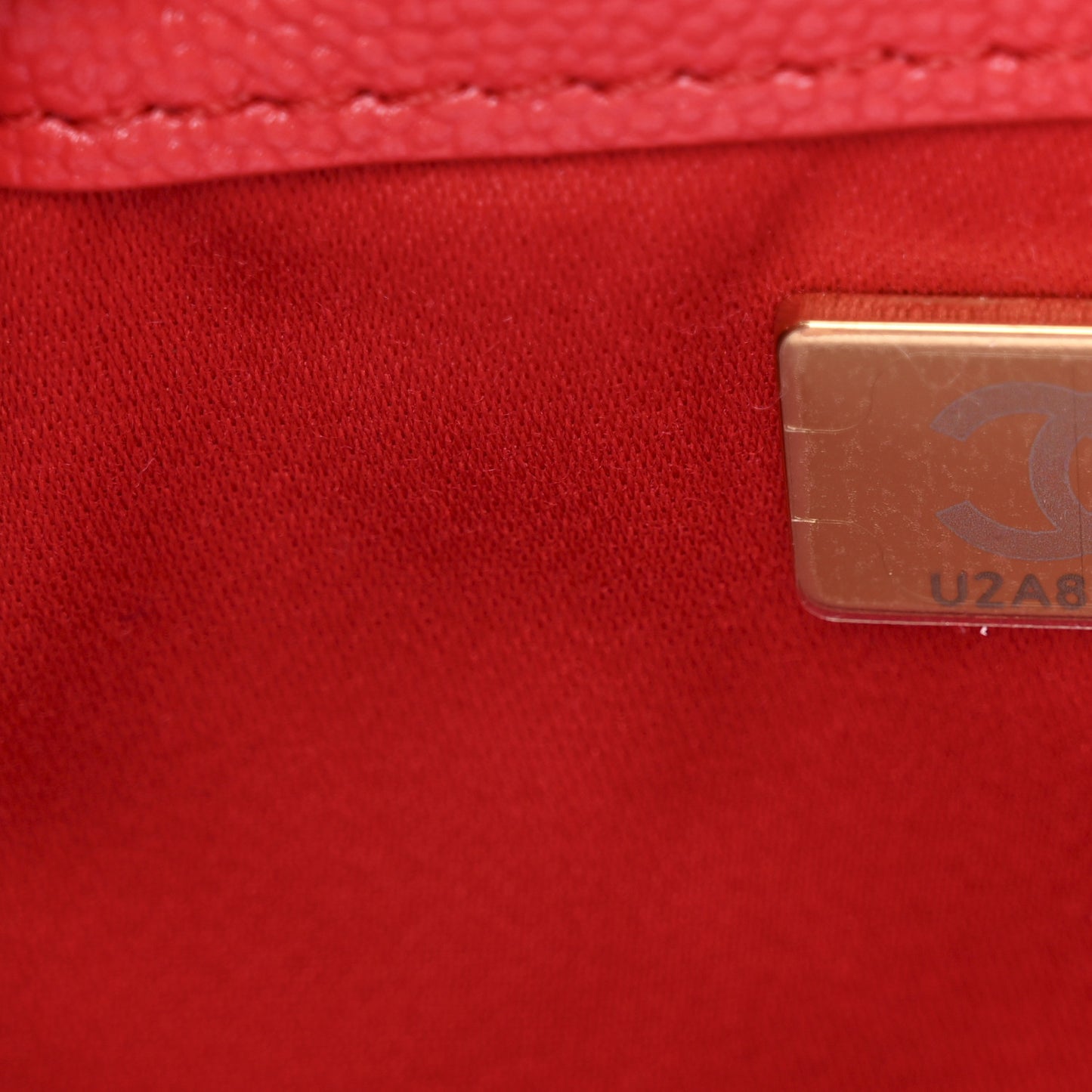 Caviar Quilted Mini Chanel 25 Handbag Red