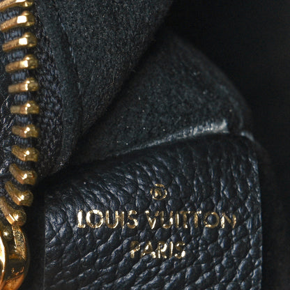 Louis Vuitton Empreinte Monogram Giant Neverfull MM Pochette Black Beige 6 of 7
