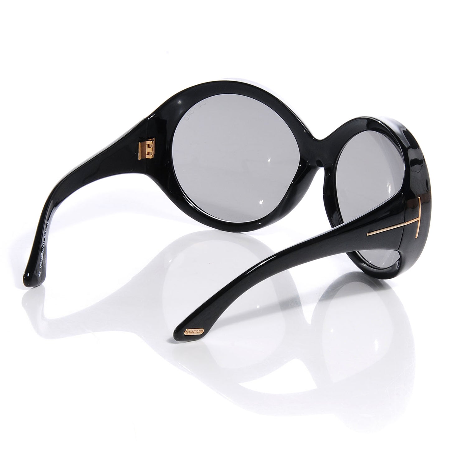 Ali Oversized Round Sunglasses Black