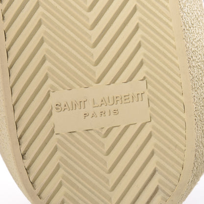 Saint Laurent Calfskin Star Court Sneakers 41 White Argent 9 of 15