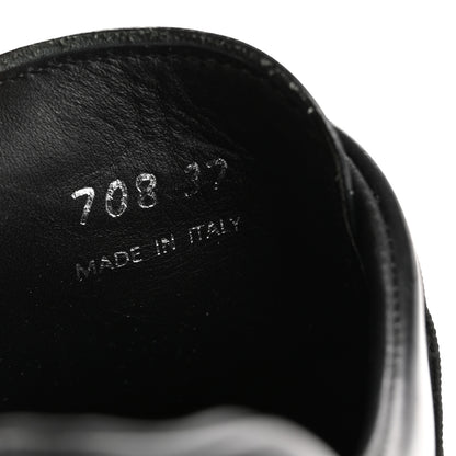 Prada Spazzolato Rois Monolith 55mm Derby Loafers 37 Black 9 of 10