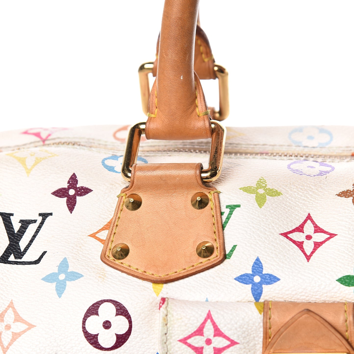 Monogram Multicolor Speedy 30 White