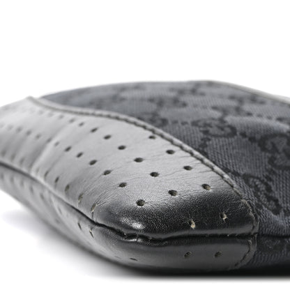 Gucci Monogram Small Perforated Messenger Black 10 of 10