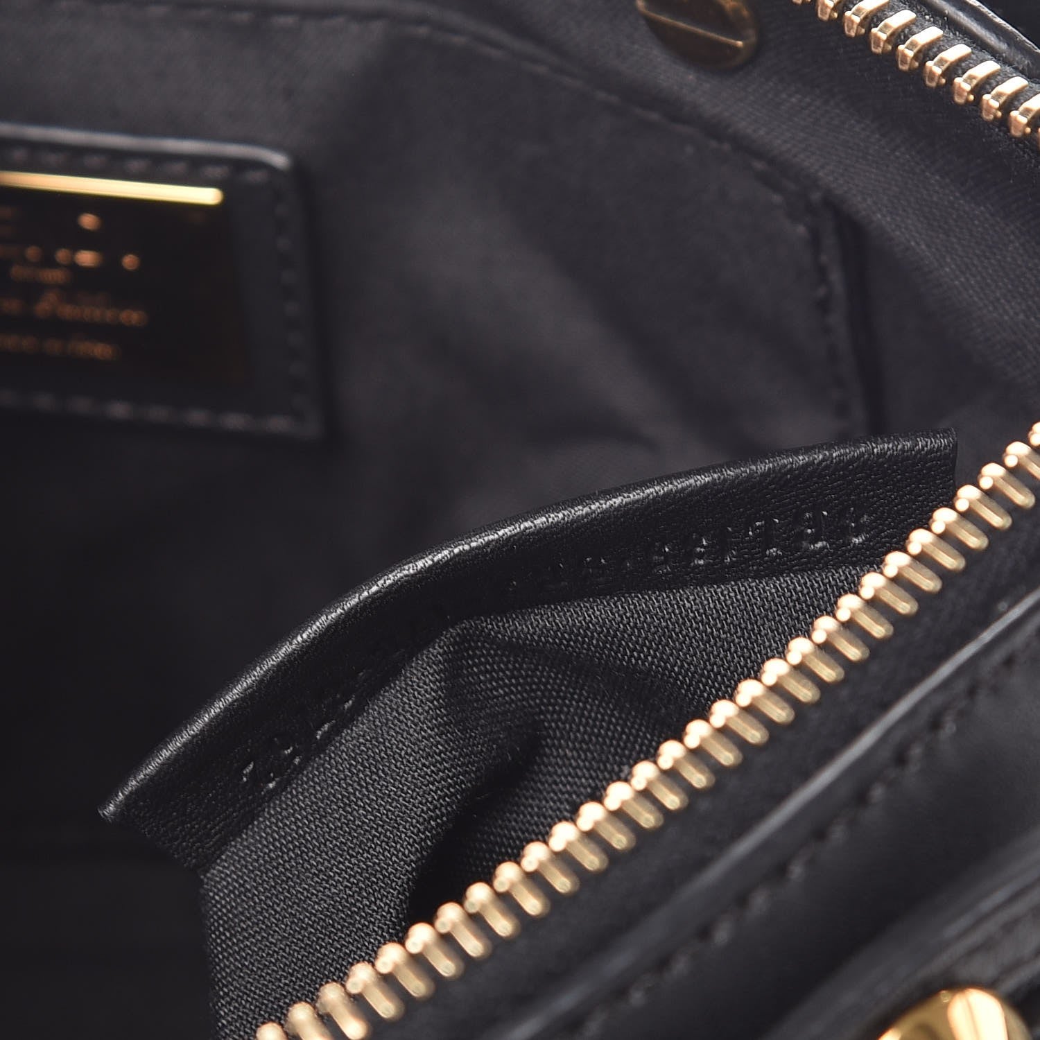 Fendi Vitello Dolce Chain Tail Gold Edition Mini By The Way Boston Bag Black Vintage Gold 7 of 7