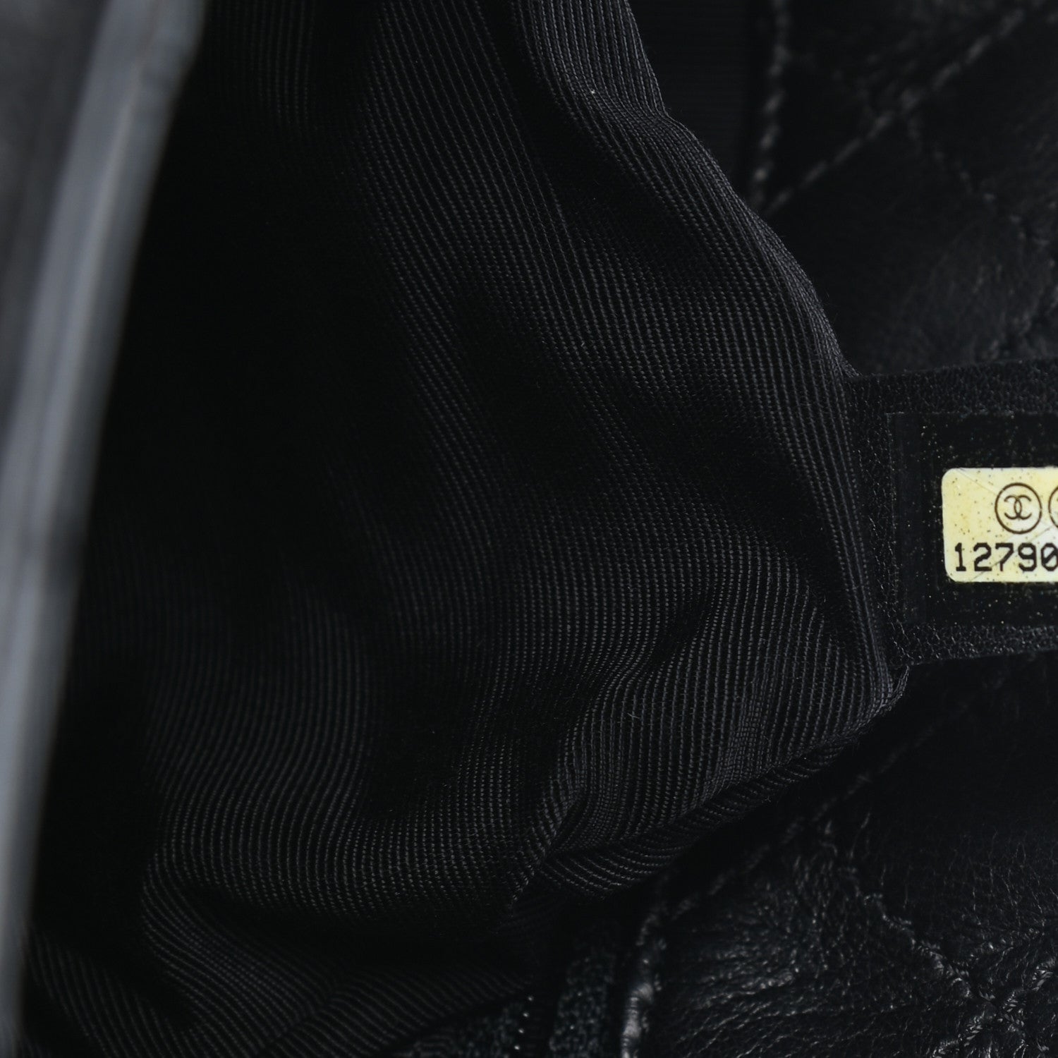 Chanel Lambskin Pleated Shoulder Bag Black 7 of 10