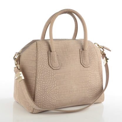 Givenchy Nubuck Crocodile Embossed Small Antigona Grey 3 of 7