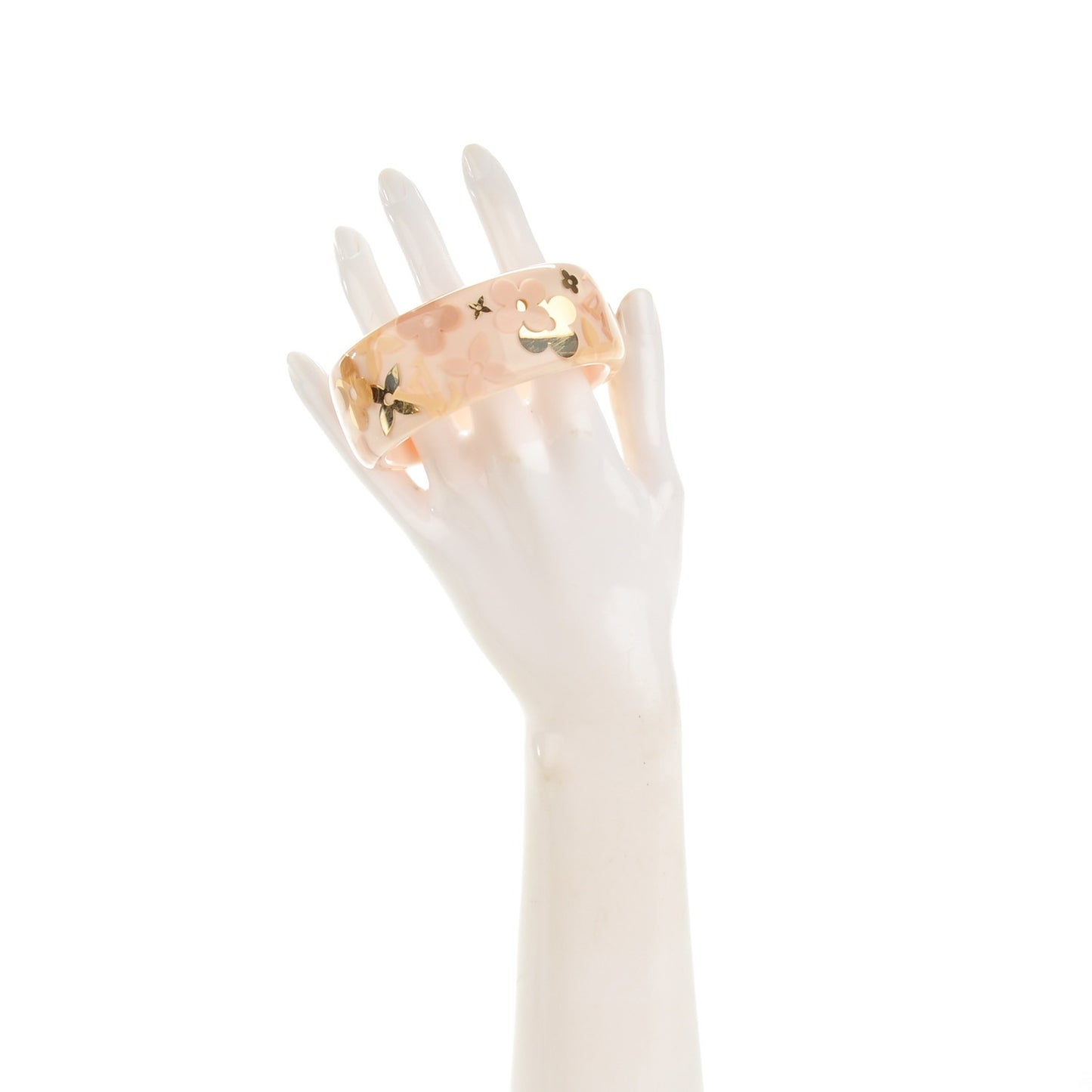 Resin Farandole Bracelet Medium Pink