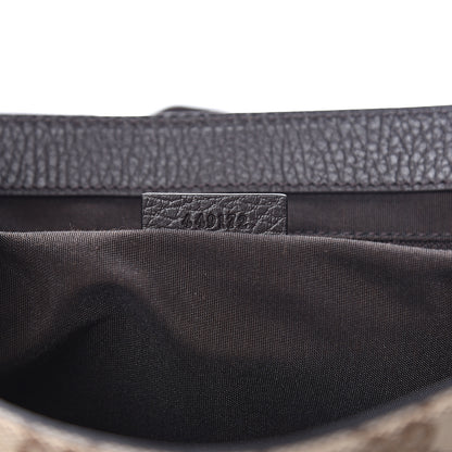 Gucci Monogram Flap Messenger Bag Beige Dark Brown 7 of 10