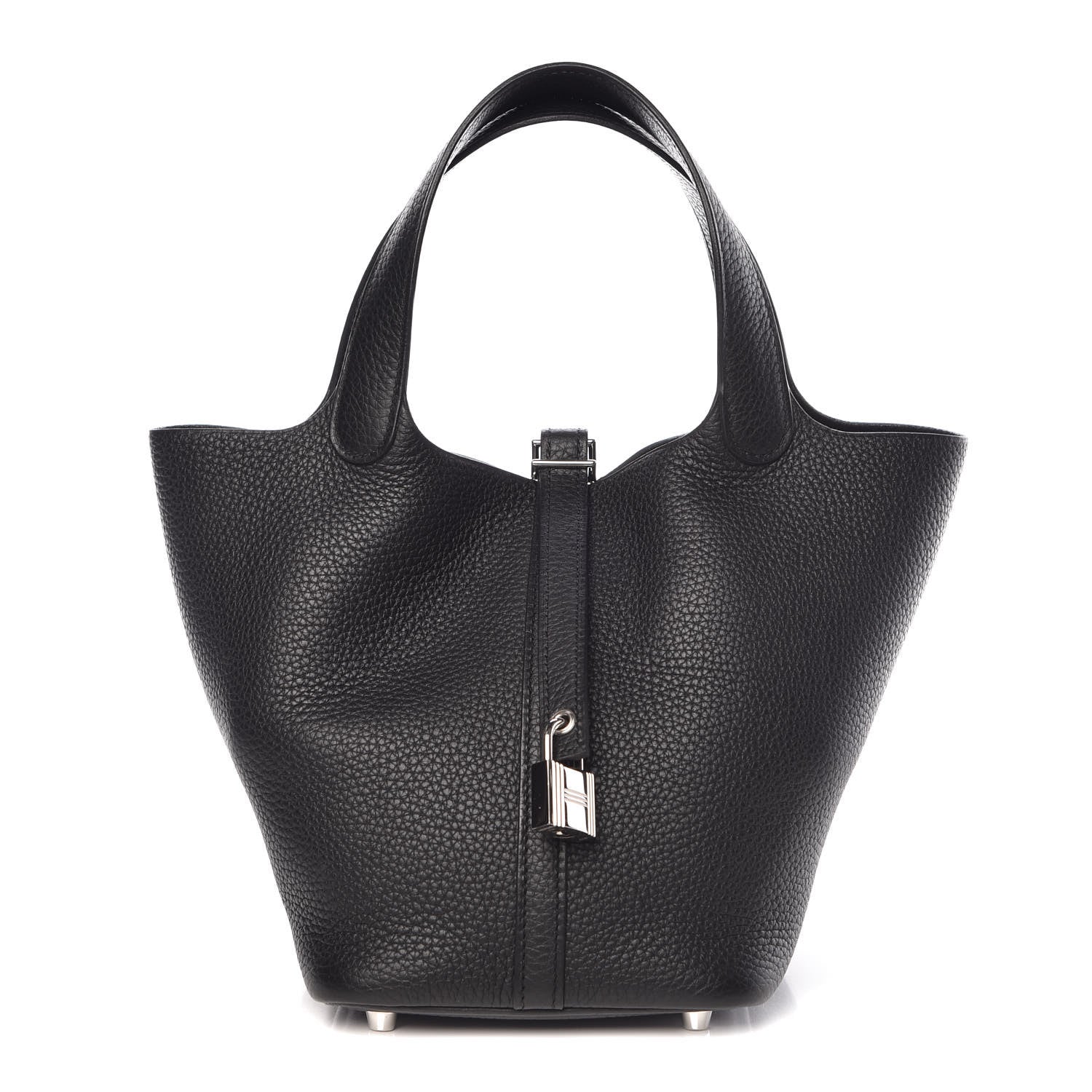 Hermes Taurillon Clemence Picotin Lock 18 PM Black 1 of 9