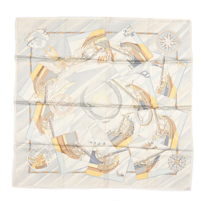 Hermes Silk Face Au Large Scarf 90 1 of 4