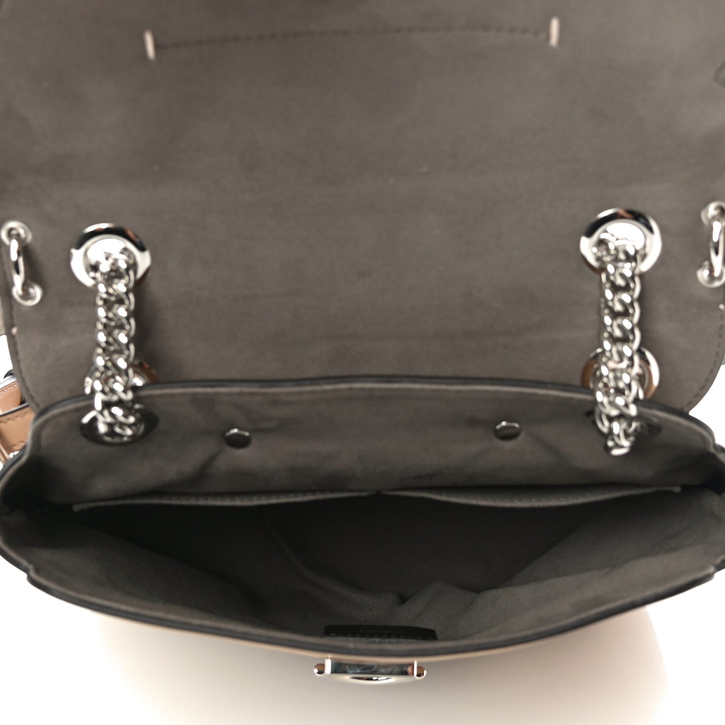 Vitello Century Pearl Bi-Color Scalloped Back to School Backpack Cuoio Camelia