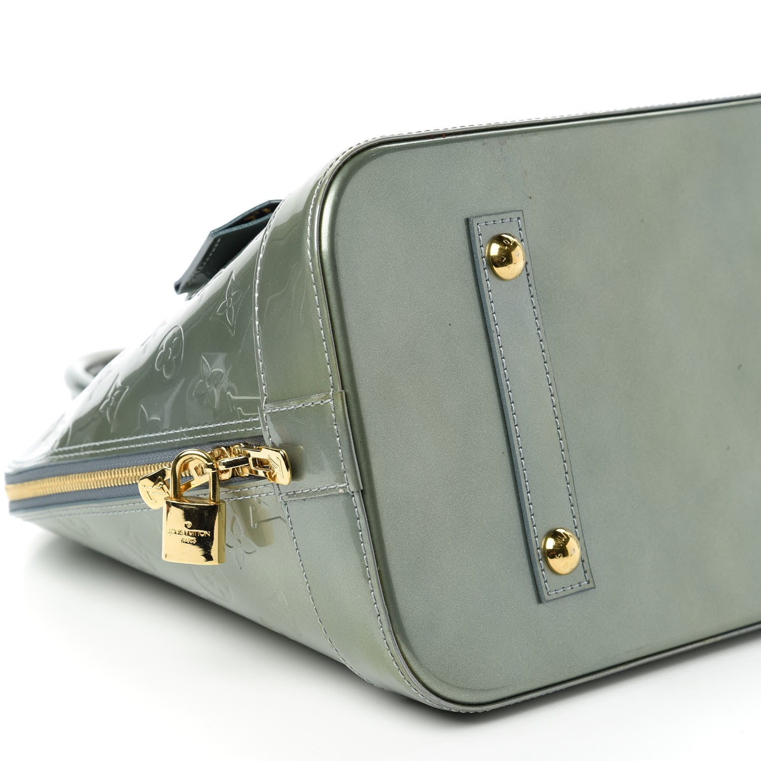 Louis Vuitton Vernis Alma GM Givre 6 of 10