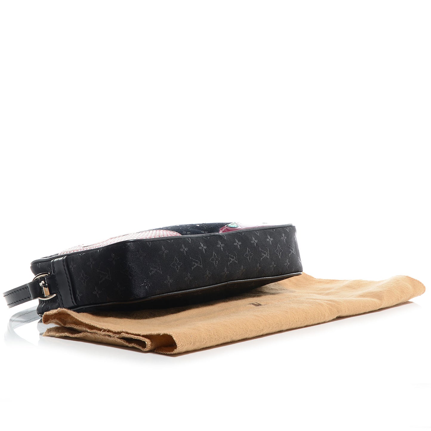 Satin Mini Monogram Conte De Fees Pochette Black