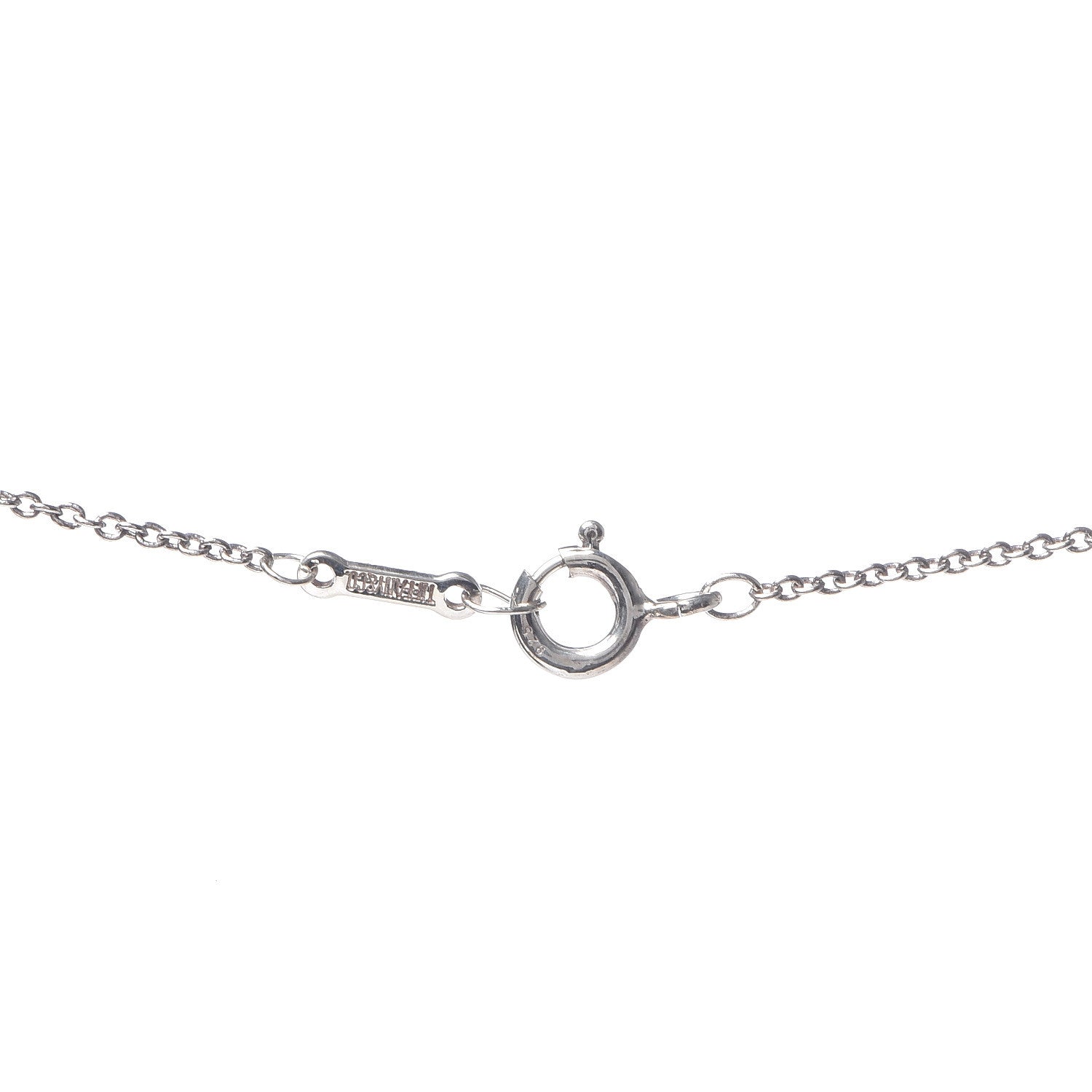 Tiffany Sterling Silver Small Paloma Picasso Loving Heart Pendant Necklace 5 of 6