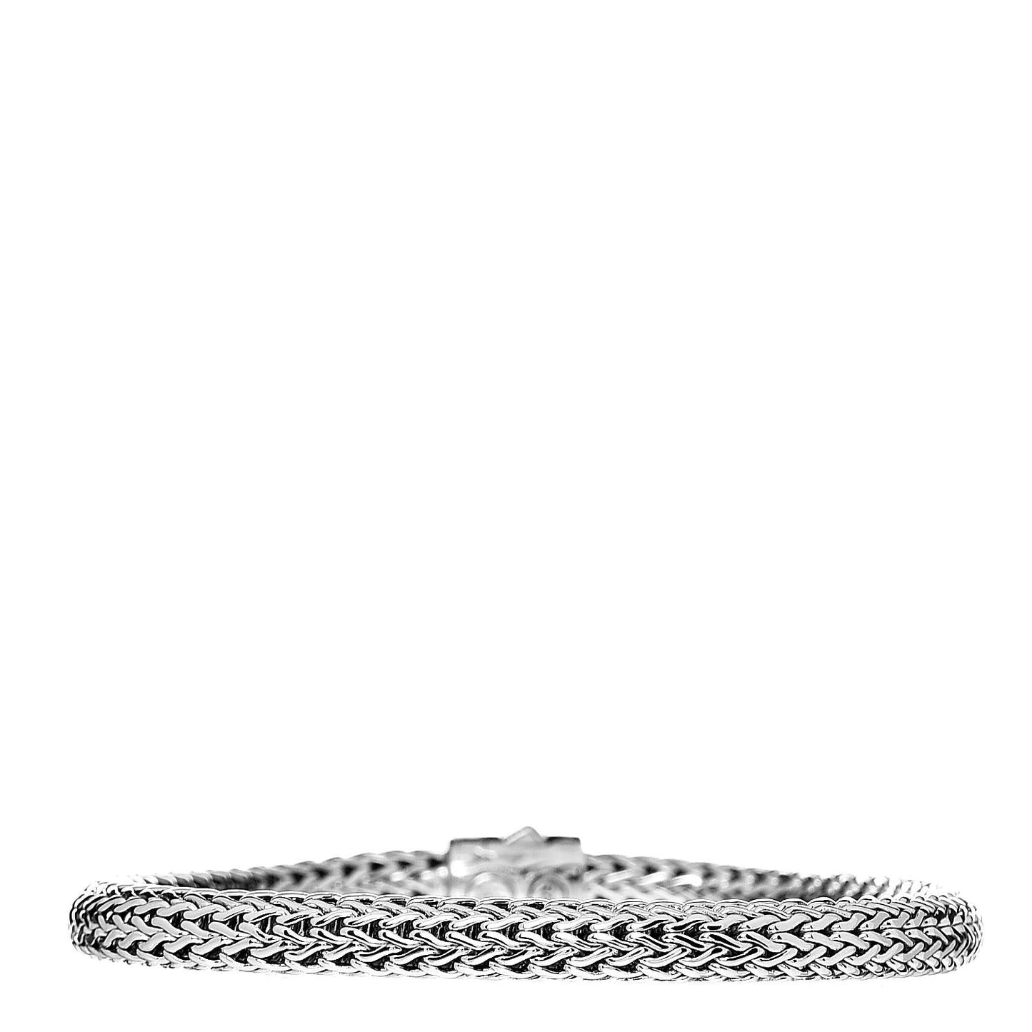 Sterling Silver Diamond 5mm Classic Chain Bracelet